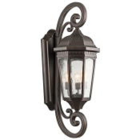 Kichler Courtyard 3 Light Outdoor Wall Model: 9060BKT