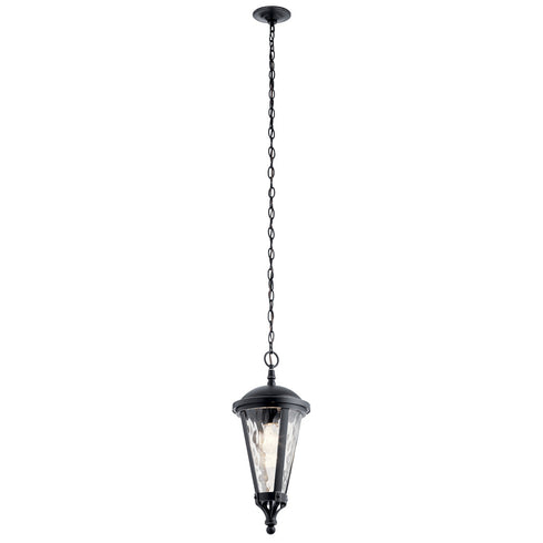 Kichler Cresleigh 1 Light Outdoor Pendant Model: 49236BSL