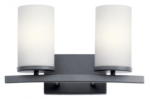 Kichler Crosby 2 Light Bath Model: 45496BK