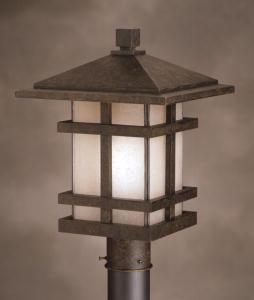 Kichler Cross Creek 1 Light Outdoor Post Mt Model: 9529AGZ