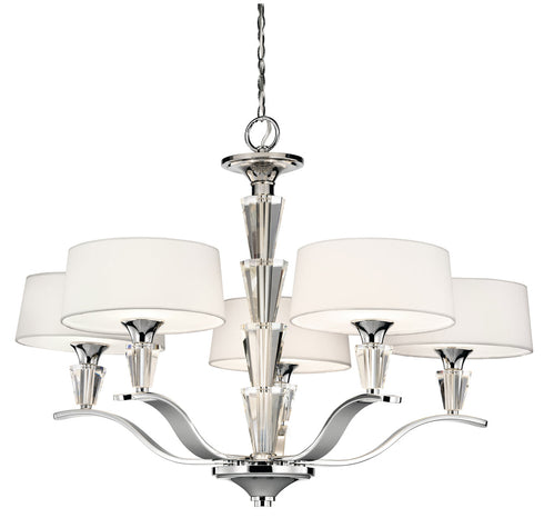 Kichler Crystal Persuasion 5 Light Chandelier Model: 42030CH