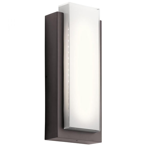 Kichler Dahlia 2 Light LED Outdoor Wall Model: 49557AZLED