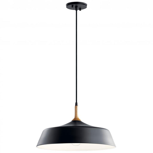 Kichler Danika 1 Light Pendant Model: 43683BK