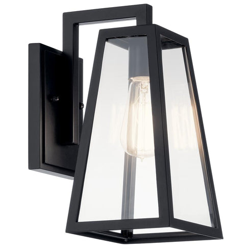 Kichler Delison™ 11.5 Inch 1 Light Wall Light Model: 49330BK