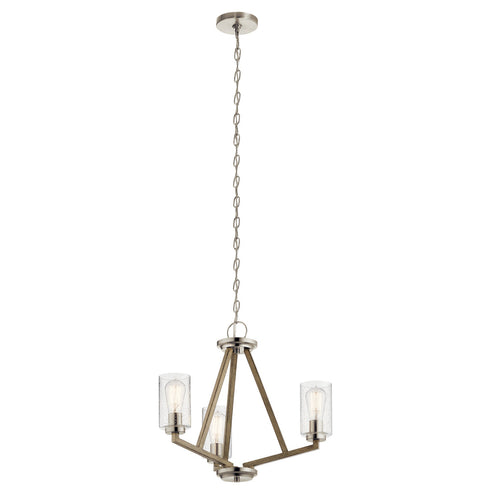 Kichler Deryn 3 Light Chandelier Model: 43037DAG