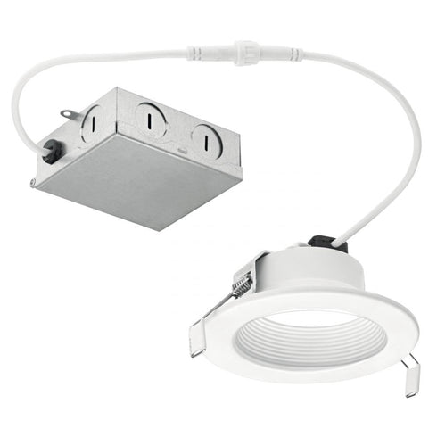 Kichler Direct To Ceiling Recessed 4in Recessed Downlight 2700k Model: DLRC04R2790WHT