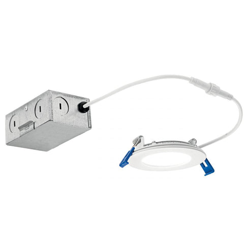Kichler Direct To Ceiling Slim 3in Slim Downlight 3000k Model: DLSL03R3090WHT