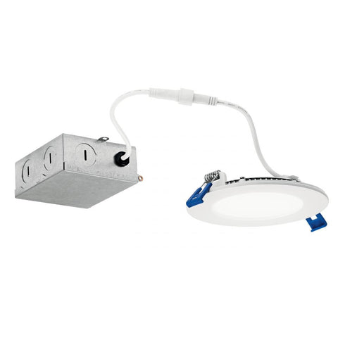 Kichler Direct To Ceiling Slim 4in Slim Downlight 2700k Model: DLSL04R2790WHT