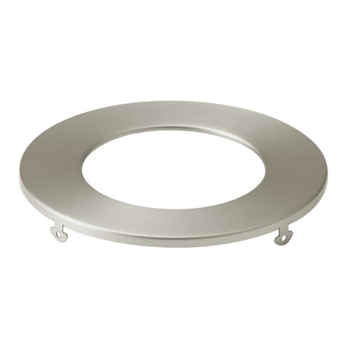Kichler Direct To Ceiling Unv Accessor 4in Round Slim Downlight Trim Model: DLTSL04RBKT