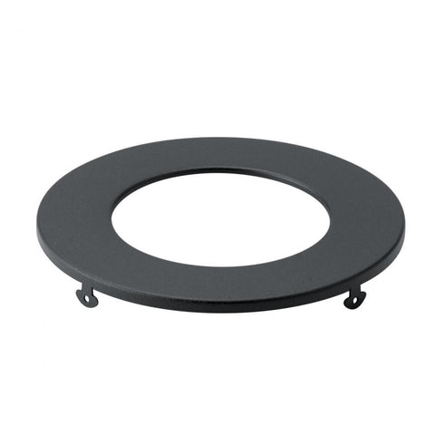 Kichler Direct To Ceiling Unv Accessor 4in Round Slim Downlight Trim Model: DLTSL04RBKT