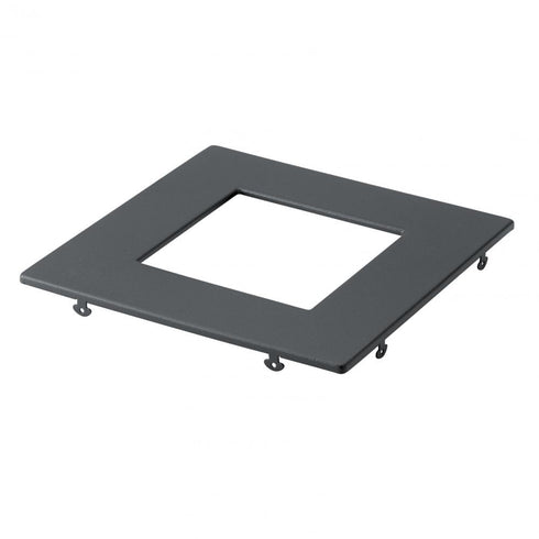 Kichler Direct To Ceiling Unv Accessor 6in Square Slim Downlight Trim Model: DLTSL06SBKT