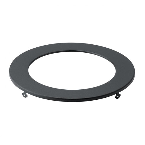 Kichler Direct To Ceiling Unv Accessories 6 Inch Round Slim Downlight Trim in Textured Black Finish Model: DLTSL06RBKT