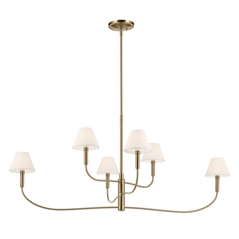 Kichler Eadie Chandelier Extra Large Multi Tier 6 Light in Black Finish Model: 52768BK