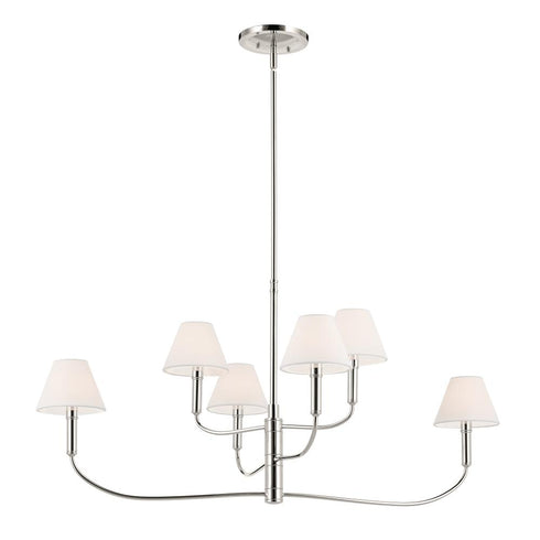 Kichler Eadie Chandelier Large Multi Tier 6 Light in Black Finish Model: 52767BK
