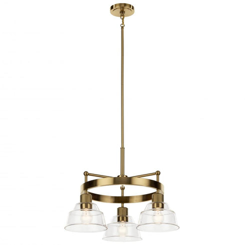 Kichler Eastmont™ 3 Light Chandelier With Clear Model: 52402BNB