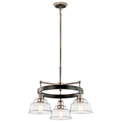 Kichler Eastmont™ 3 Light Chandelier With Clear Model: 52402PN