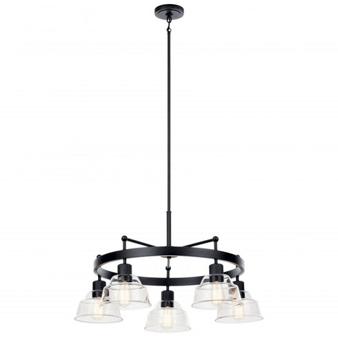 Kichler Eastmont™ 5 Light Chandelier With Clear Model: 52403BK