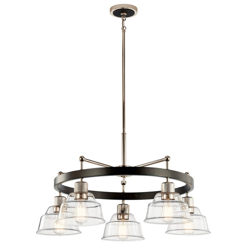 Kichler Eastmont™ 5 Light Chandelier With Clear Model: 52403PN