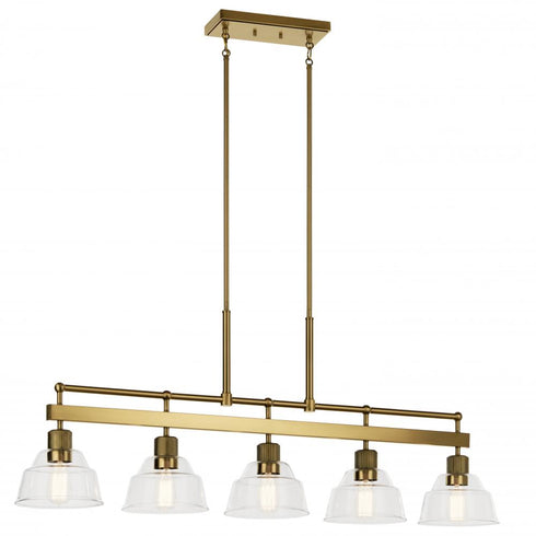 Kichler Eastmont™ 5 Light Linear Chandelier Model: 52404BNB