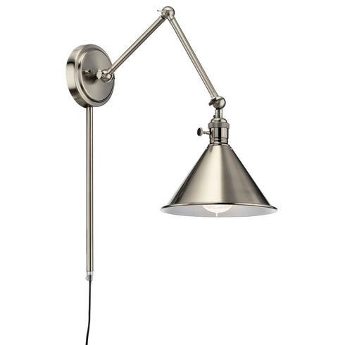 Kichler Ellerbeck™ 1 Light Wall Sconce Black Model: 43115CLP