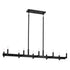 Kichler Erzo Linear Chandelier 10 Light in Black Finish Model: 52614BK