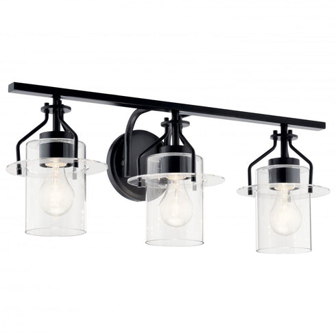 Kichler Everett™ 34 Inch 3 Light Vanity Light Model: 55079BK
