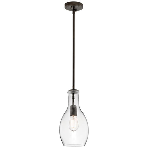 Kichler Everly 1 Light Pendant Model: 42456CHCLR