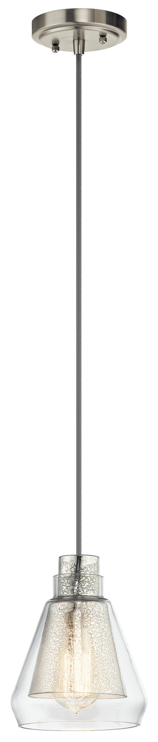 Kichler Evie 1 Light Mini Pendant Model: 43624NI