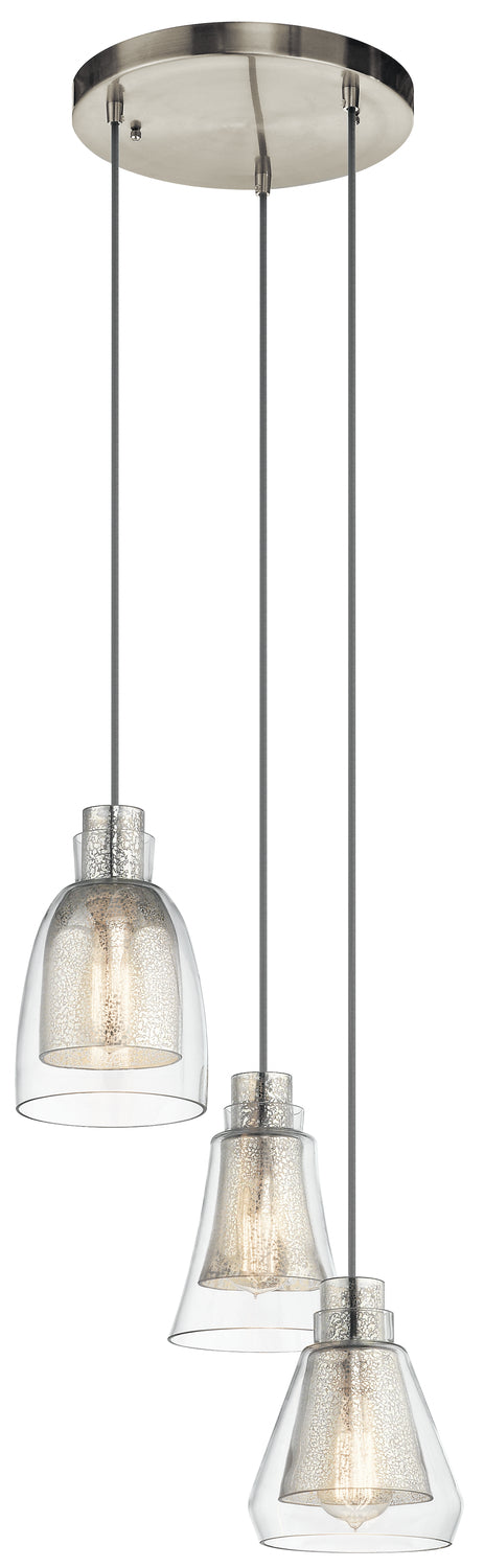 Kichler Evie 3 Light Pendant Model: 43627NI