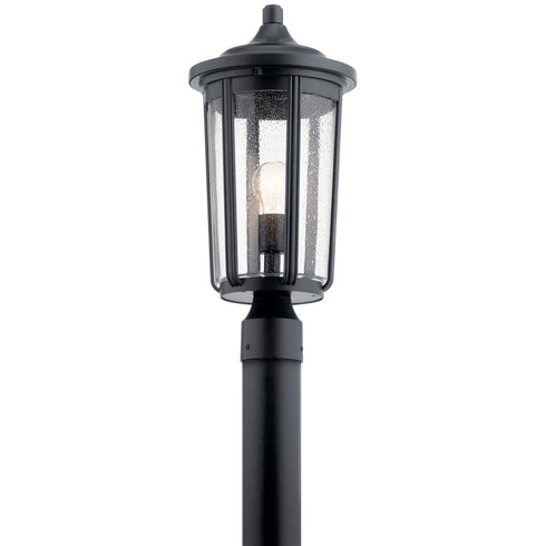 Kichler Fairfield 1 Light Outdoor Post Mt Model: 49895BK