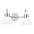 Kichler Farum Bath 2 Light in Black Finish Model: 55154BK