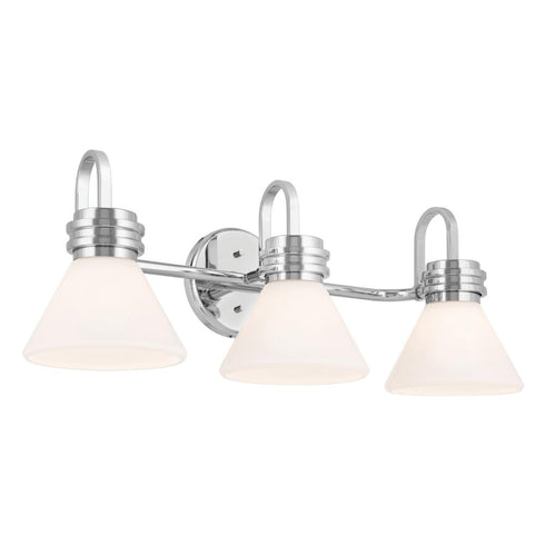 Kichler Farum Bath 3 Light in Black Finish Model: 55155BK