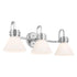 Kichler Farum Bath 3 Light in Black Finish Model: 55155BK