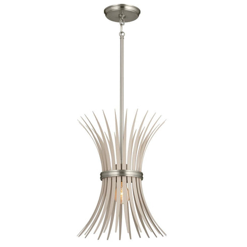 Kichler Felicity 12.5 Inch 1 Light Pendant Brushed Model: 52460NI