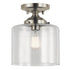 Kichler Finet 1 Light Semi Flush Model: 44033NI