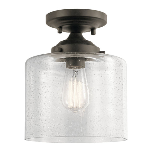 Kichler Finet 1 Light Semi Flush Model: 44033NI