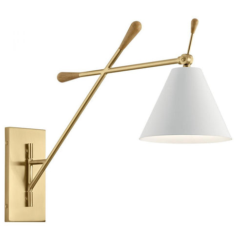Kichler Finnick 1 Light Sconce Model: 52339CG