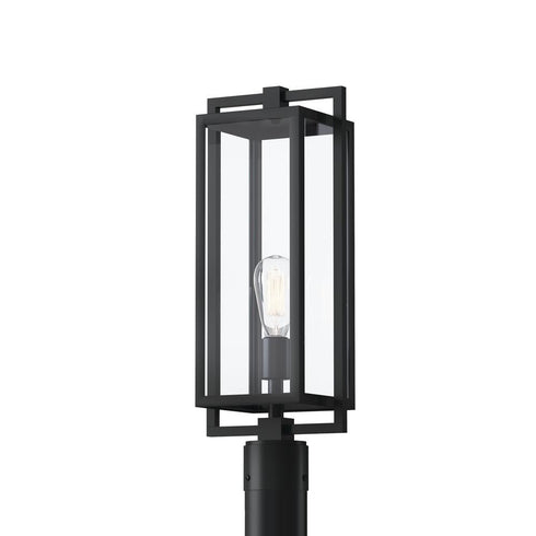 Kichler Goson 1 Light Outdoor Post Mt Model: 59088BK