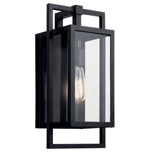 Kichler Goson 1 Light Outdoor Wall Model: 59086BK