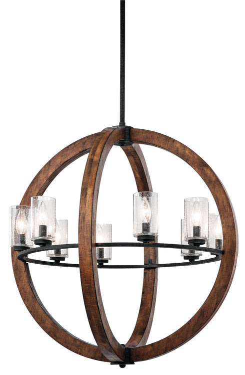 Kichler Grand Bank 8 Light Chandelier Model: 43190DAG