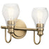 Kichler Greenbrier 2 Light Bath Model: 45391BK