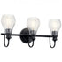 Kichler Greenbrier 3 Light Bath Model: 45392BK