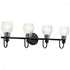 Kichler Greenbrier 4 Light Bath Model: 45393BK