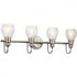 Kichler Greenbrier 4 Light Bath Model: 45393BK