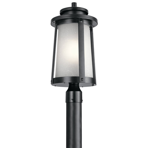 Kichler Harbor Bay 1 Light Outdoor Post Mt Model: 49920BK