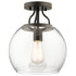 Kichler Harmony 1 Light Semi Flush Model: 44066NI
