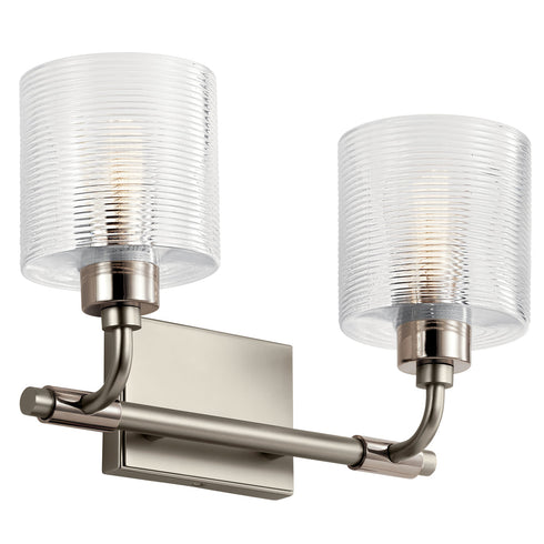 Kichler Harvan™ 15 Inch 2 Light Vanity Light Model: 55106SN