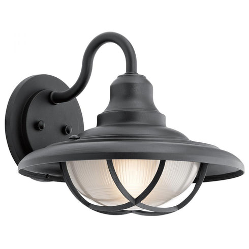 Kichler Harvest Ridge 1 Light Outdoor Wall Model: 49693BKT