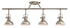 Kichler Hatteras Bay 4 Light Rail Light Halogen Model: 7704PN