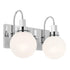 Kichler Hex Bath 2 Light in Black Finish Model: 55150BK
